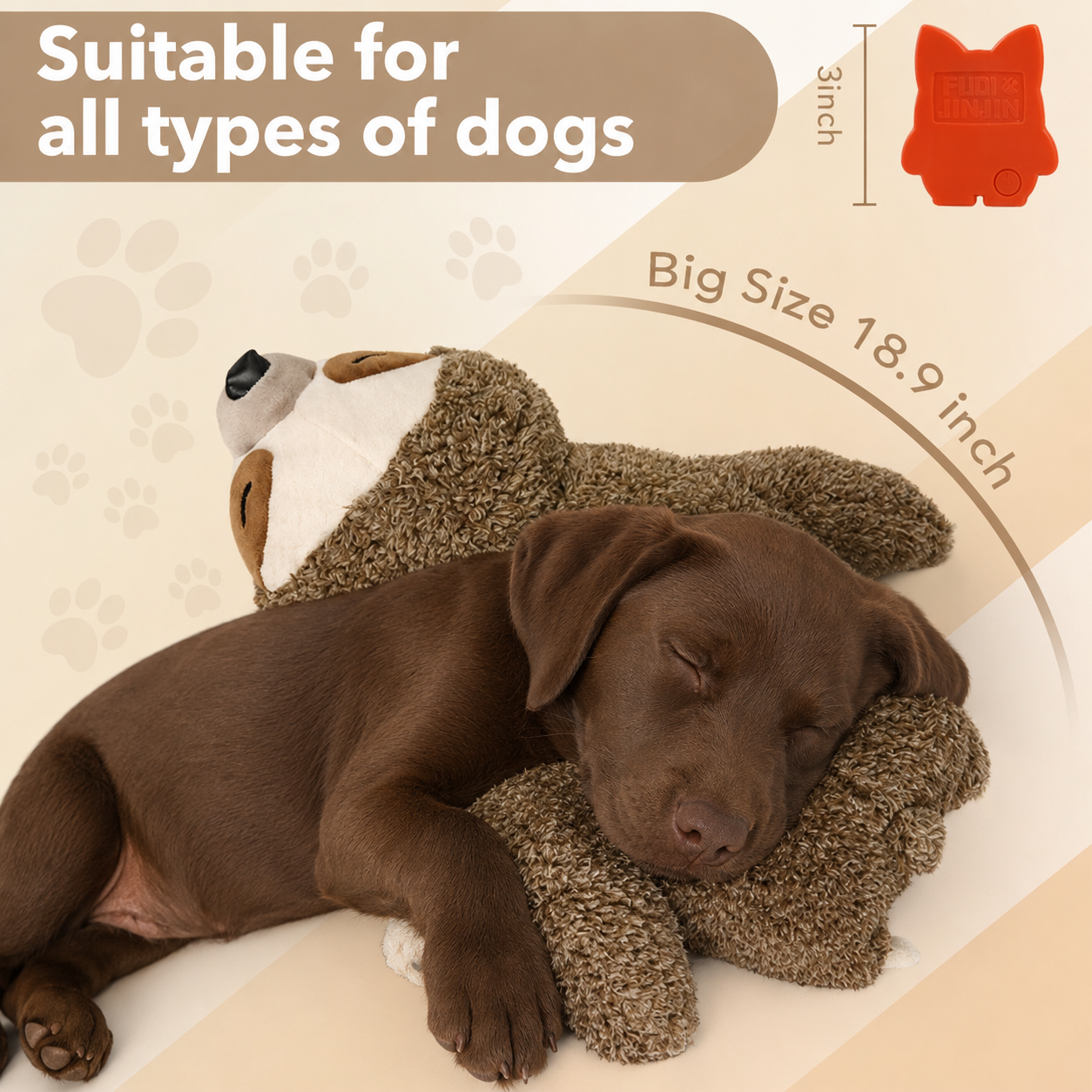 Vantare Anxiety Relief Heartbeat Plush Toy