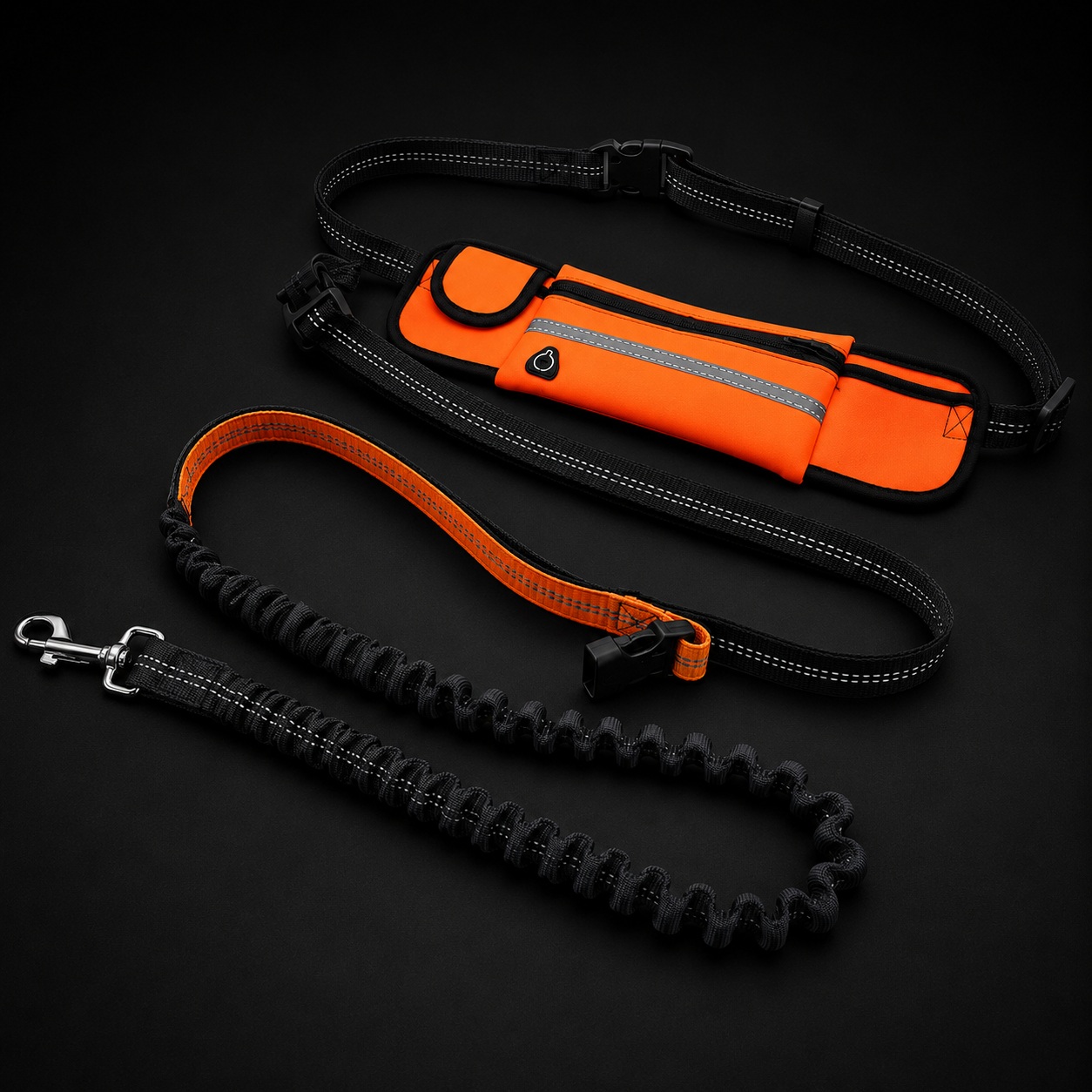 Vantare Hands-Free FlexControl Reflective Leash