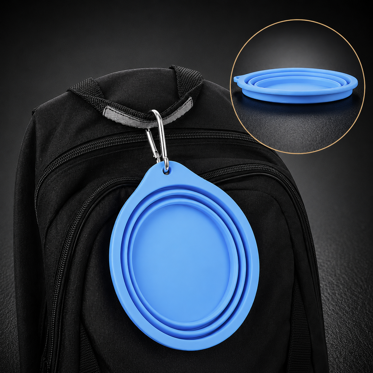 Vantare Travel Bowl – Portable Foldable Pet Bowl