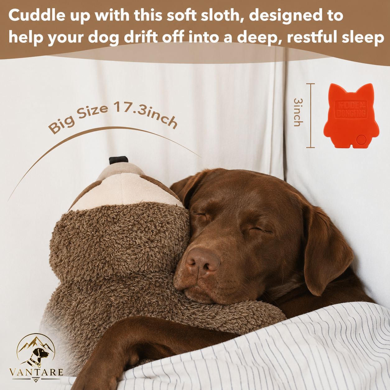 Vantare Anxiety Relief Heartbeat Plush Toy