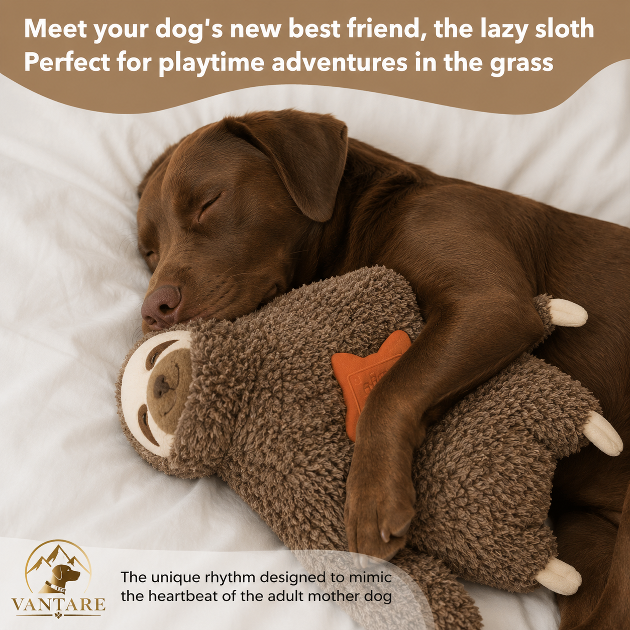 Vantare Anxiety Relief Heartbeat Plush Toy