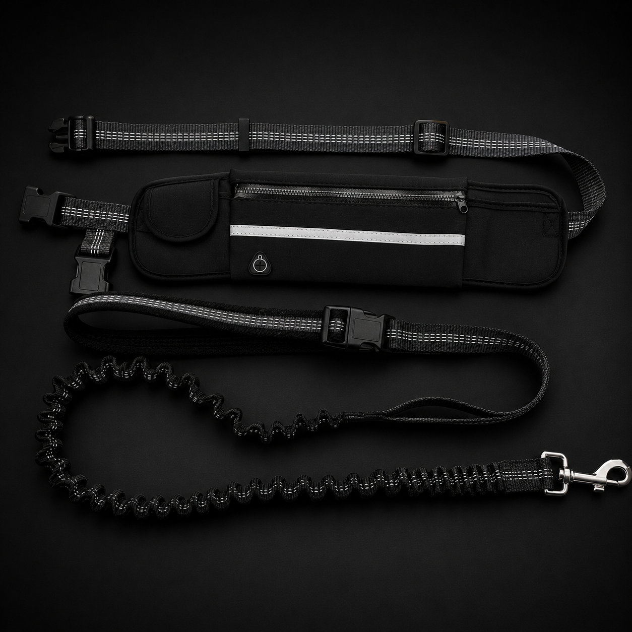 Vantare Hands-Free FlexControl Reflective Leash