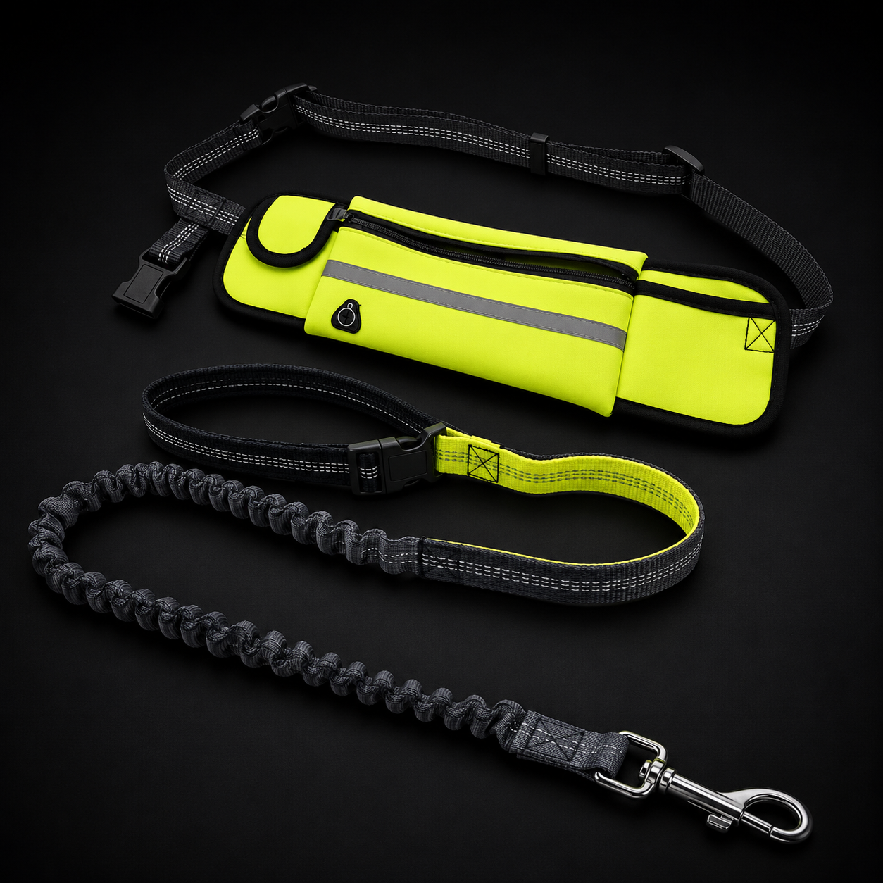 Vantare Hands-Free FlexControl Reflective Leash