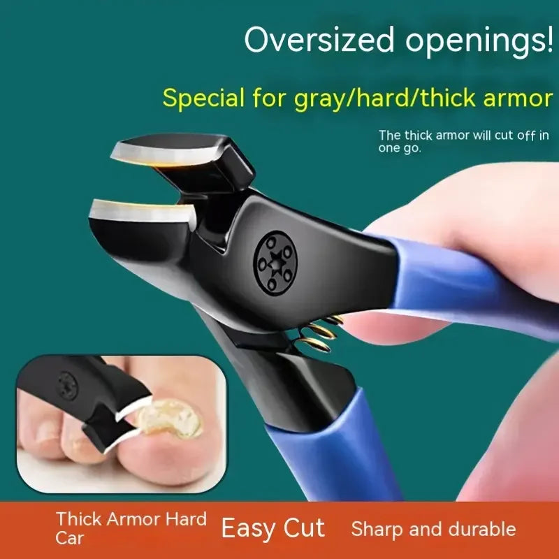 Wide-Jaw Toenail Clipper