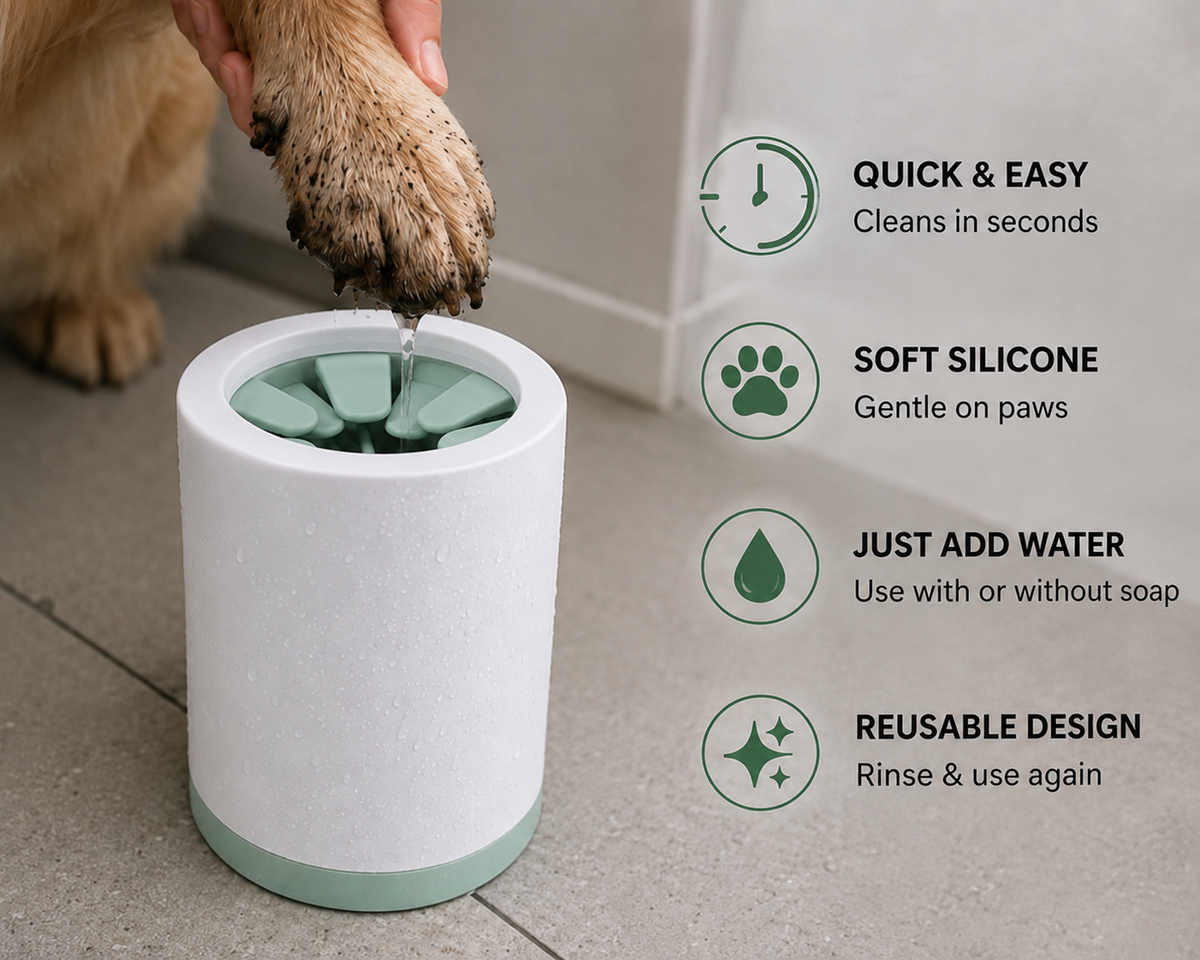 Portable Dog Paw Washer