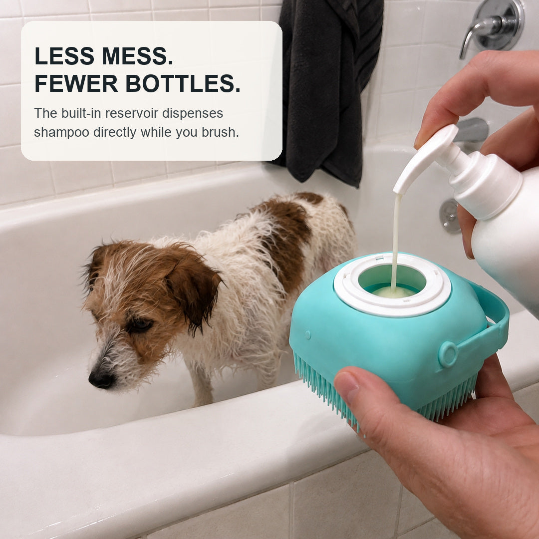 Silicone Pet Bath & Massage Brush