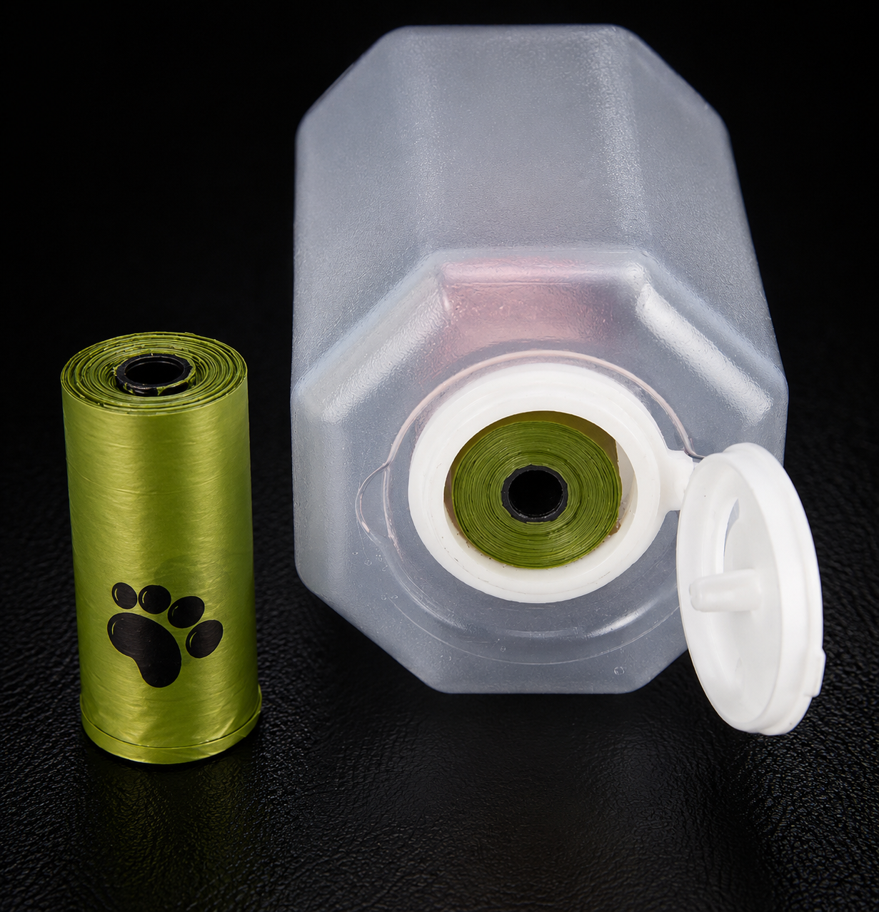 Vantare Travel Bottle for Dogs – Water, Food & Waste Bags in One