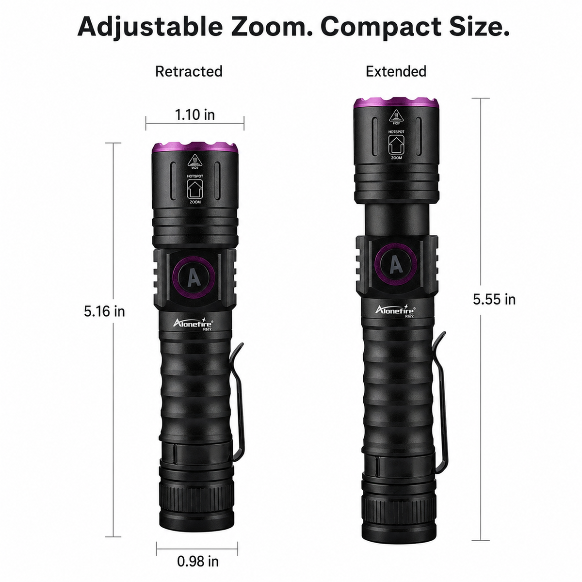 UV Pet Urine Detector Flashlight