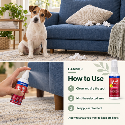 No-Go Spray – Stops Pets From Peeing Where They Shouldn't