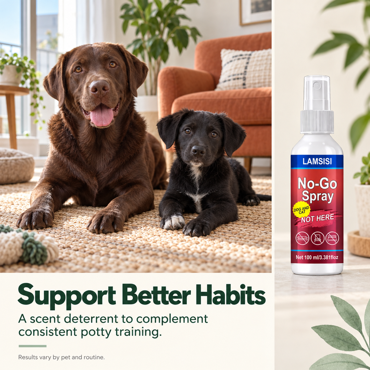 No-Go Spray – Stops Pets From Peeing Where They Shouldn't