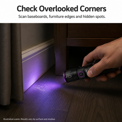 UV Pet Urine Detector Flashlight